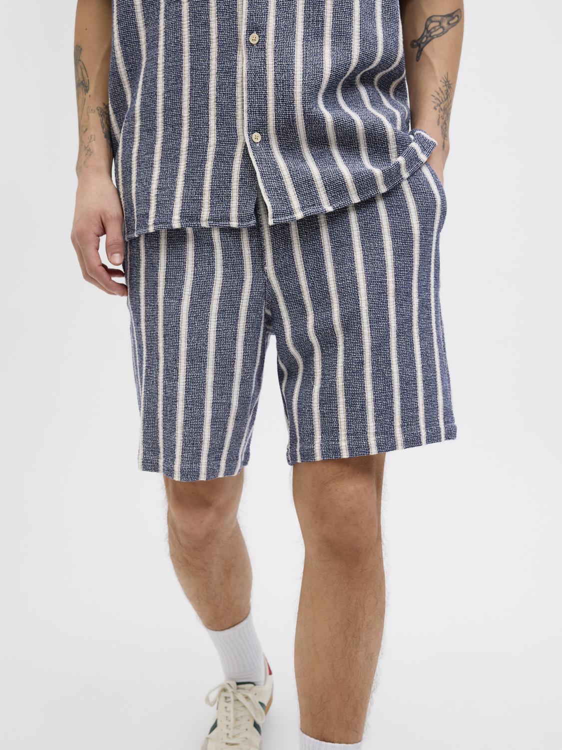JPSTJAIDEN COBA STRIPE JOGGER SHORTS
